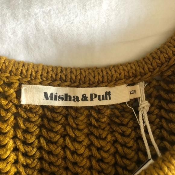 Misha & Puff SS22 Net Tank Antique Brass - Picture 3 of 3